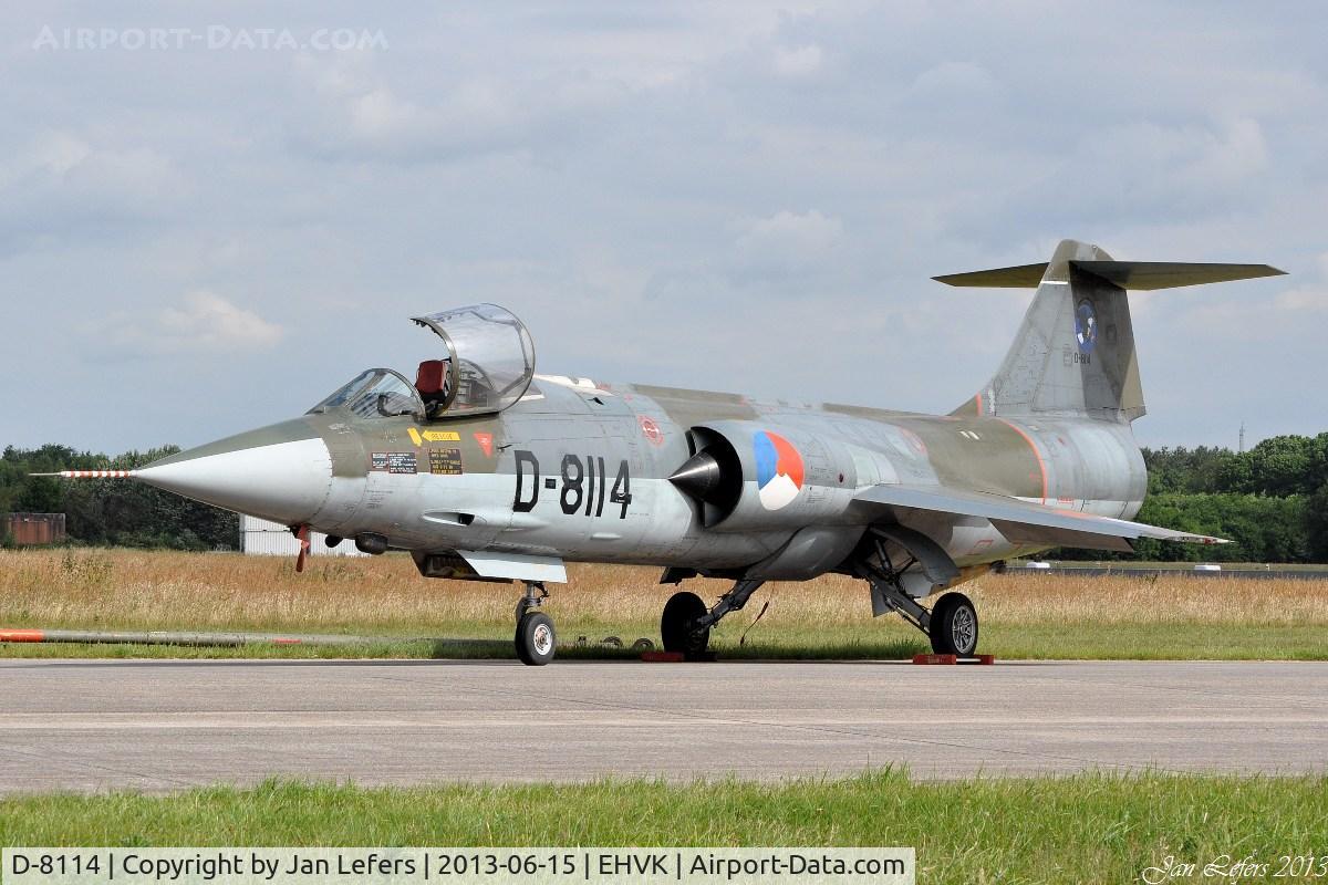 D-8114, Lockheed F-104G Starfighter C/N 638-8114, Last Dutch Starfighter on Static Display