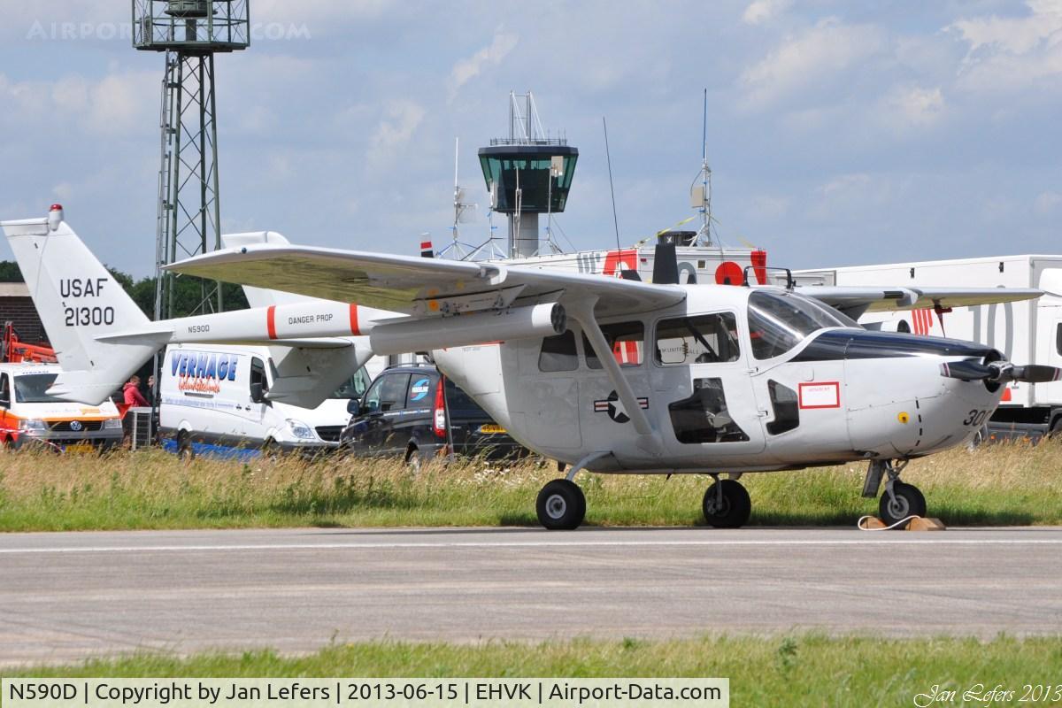 N590D, 1967 Cessna O-2A Super Skymaster C/N 337M-0006, Static Display