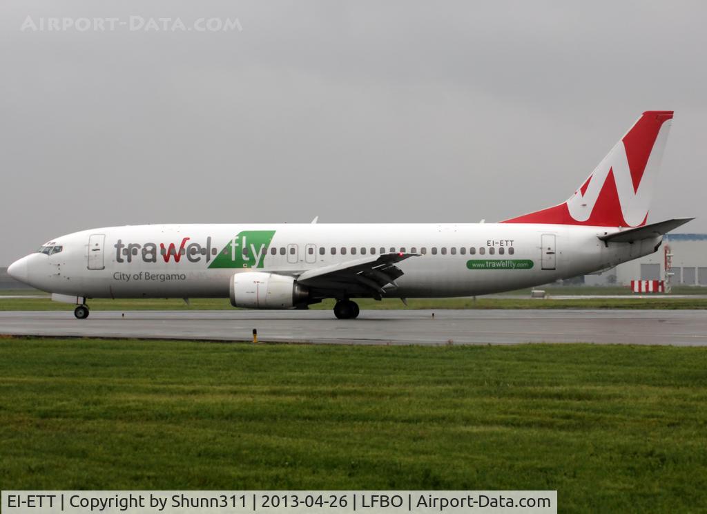 EI-ETT, 1989 Boeing 737-4K5 C/N 24125, Taxiing to the Terminal...