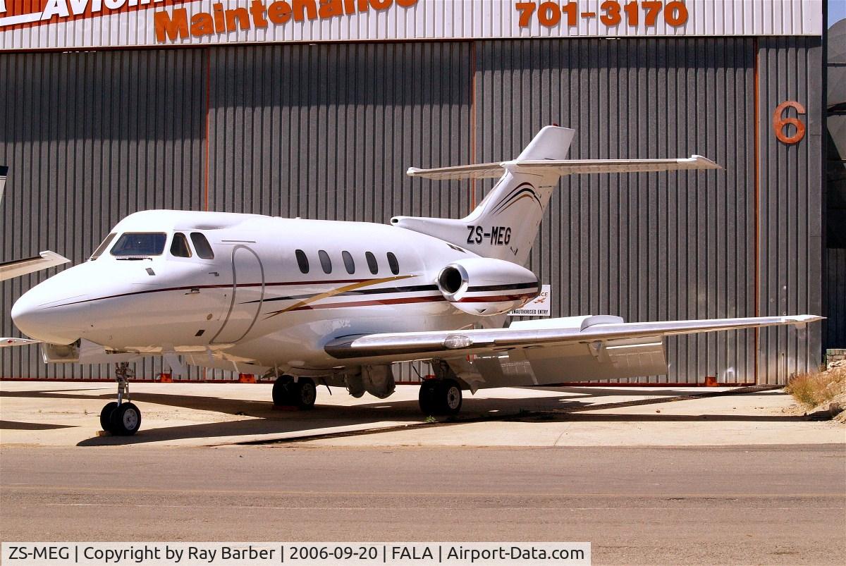 ZS-MEG, 1970 Hawker Siddeley DH.125-400A C/N 25233, Hawker Siddeley HS.125/400A [25233] Lanseria~ZS 20/09/2006