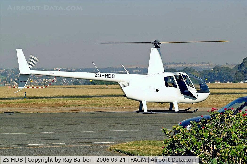 ZS-HDB, 2004 Robinson R44 Raven II C/N 10519, Robinson R-44 Raven II [10519] Johannesburg-Rand~ZS 21/09/2006