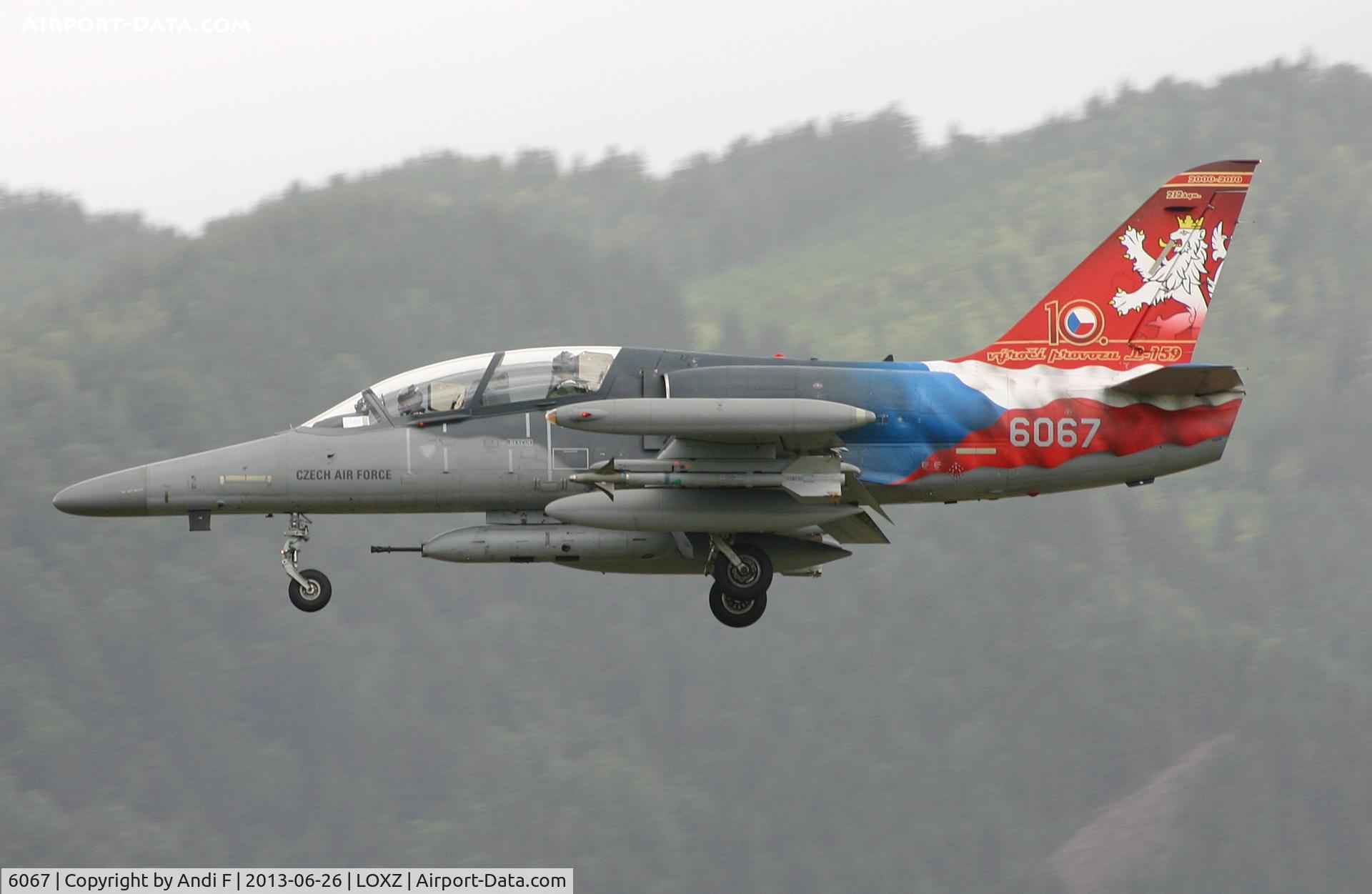 6067, Aero L-159 ALCA C/N 156067, Czech Air Force Aero L-159T1 Alca