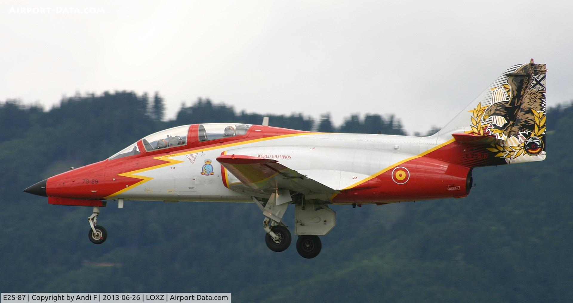 E25-87, CASA C-101EB Aviojet C/N EB01-87-101, Patrulla Aguila CASA C-101EB Aviojet