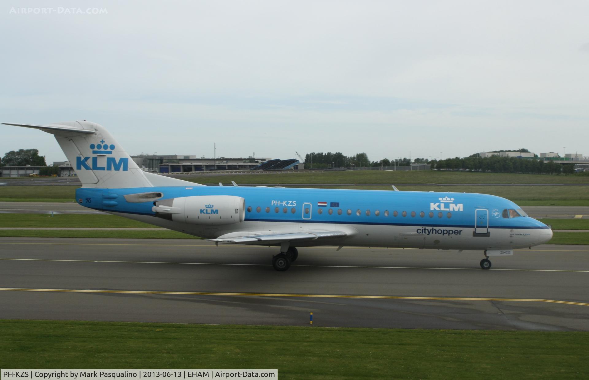 PH-KZS, 1995 Fokker F70 (F-28-0070) C/N 11540, Fokker 70