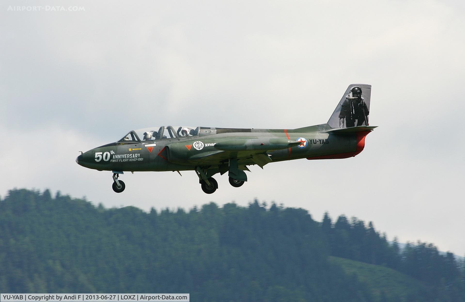 YU-YAB, 1968 Soko G-2A Galeb C/N FVS-G-23170, Serbia - Air Force Soko G-2 Galeb