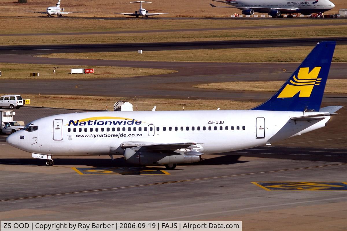 ZS-OOD, 1982 Boeing 737-258 C/N 22857, Boeing 737-258 [22857] (Nationwide Air) Johannesburg Int~ZS 19/09/2006