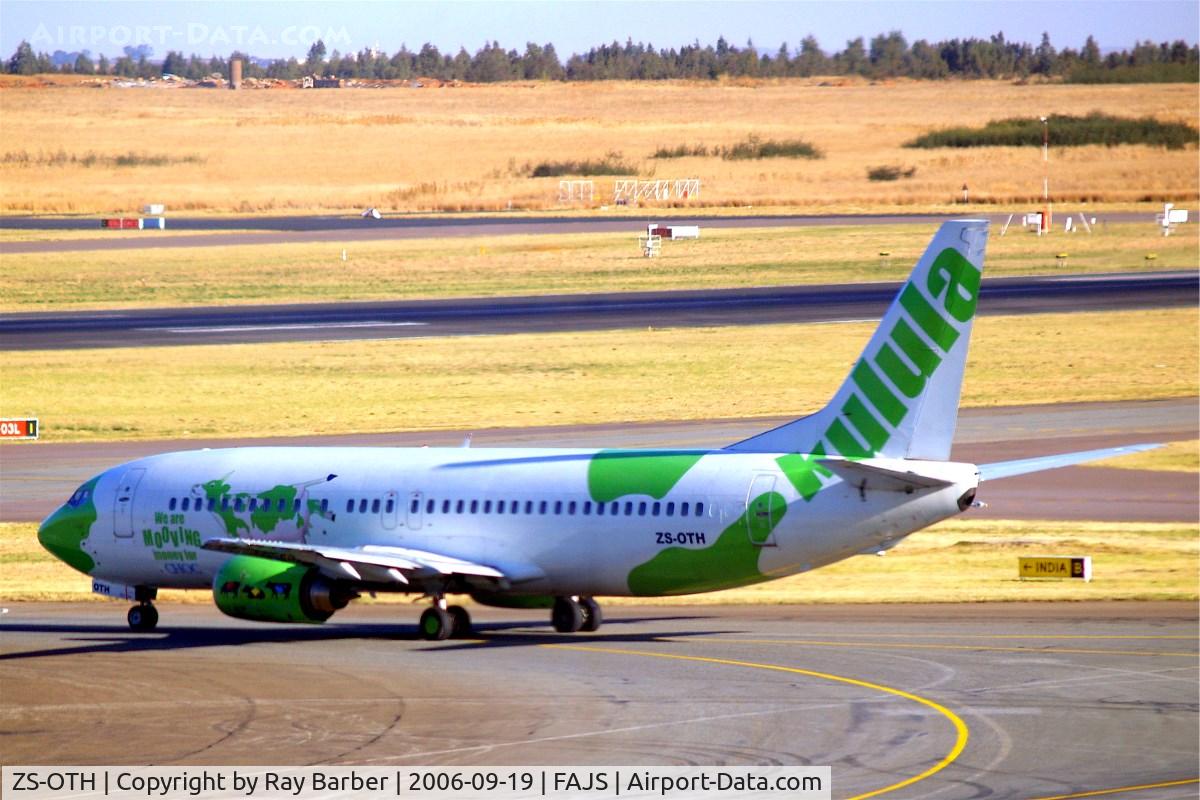 ZS-OTH, 1992 Boeing 737-436 C/N 25841, Boeing 737-436 [25841] (Kulula Airlines) Johannesburg Int~ZS 19/09/2006