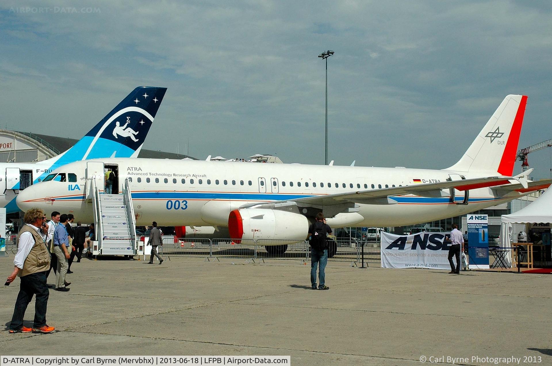 D-ATRA, 1997 Airbus A320-232 C/N 659, Part of the 2013 Paris Air Show Static Display.