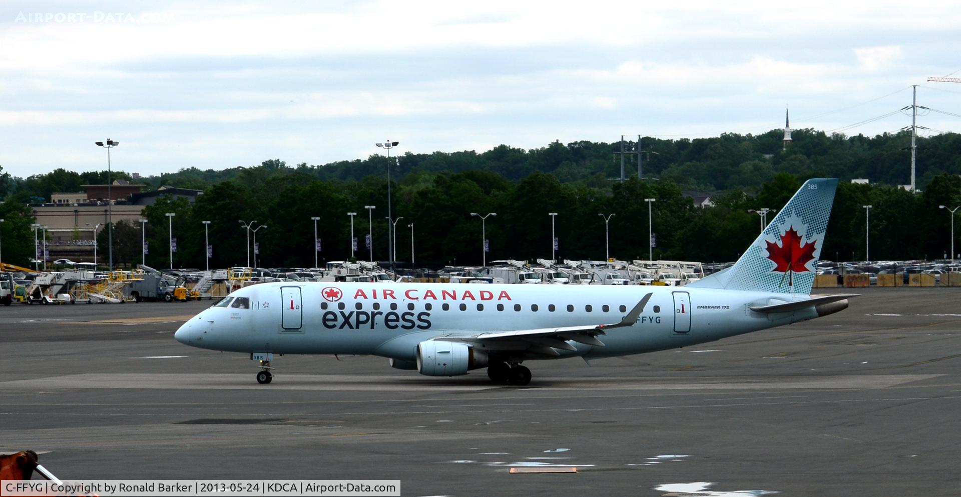 C-FFYG, 2005 Embraer 175SU (ERJ-170-200SU) C/N 17000116, Taxi DCA