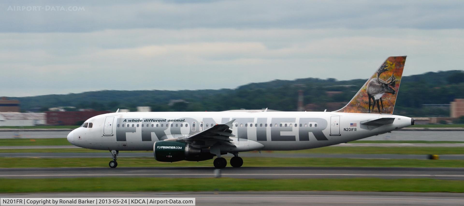 N201FR, 2008 Airbus A320-214 C/N 3389, Takeoff DCA
