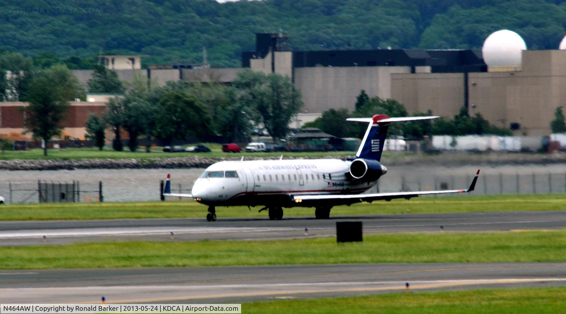 N464AW, 2004 Bombardier CRJ-200LR (CL-600-2B19) C/N 7890, Takeoff DCA