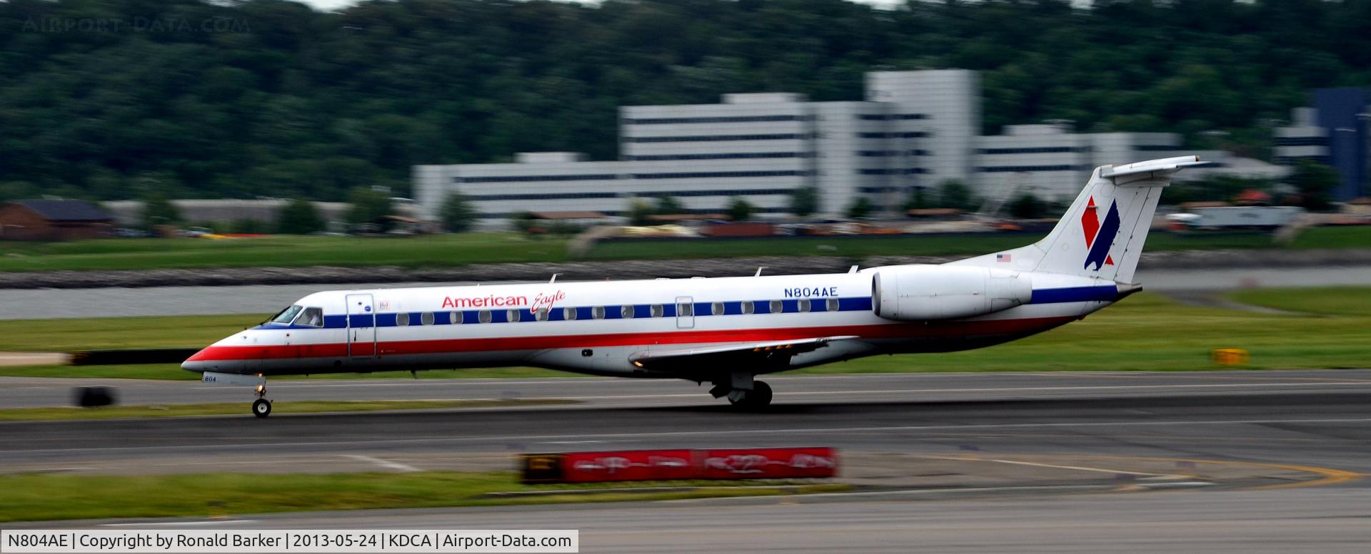 N804AE, 2001 Embraer ERJ-140LR (EMB-135KL) C/N 145487, Takeoff DCA