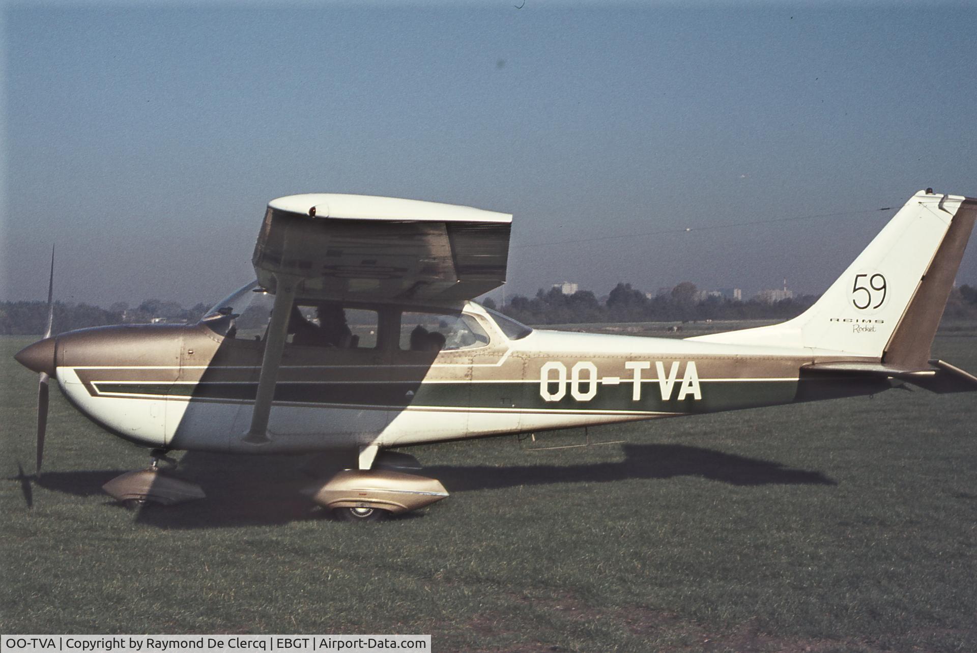 OO-TVA, 1970 Reims FR172G Reims Rocket C/N 0189, Gent 11-8-73