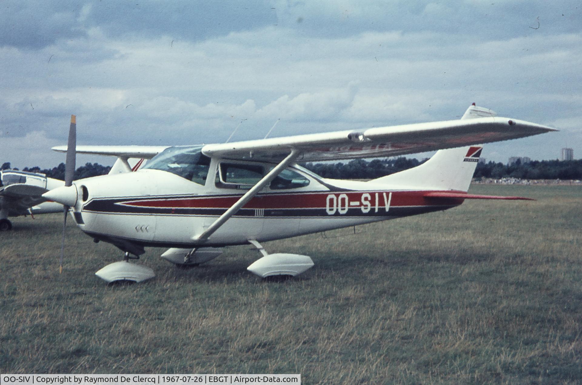OO-SIV, Cessna F182k C/N 18257946, Gent 26-7-67
