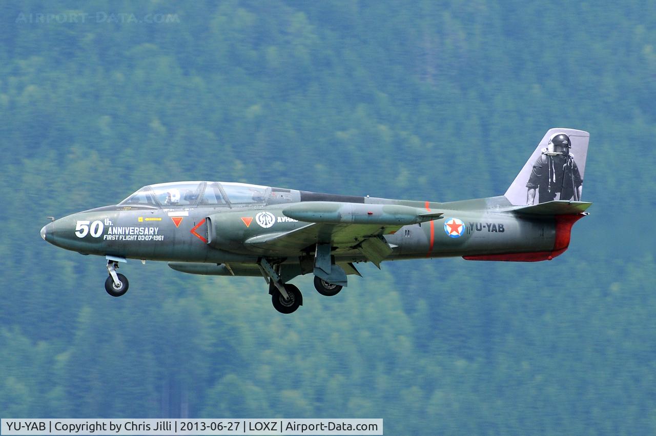 YU-YAB, 1968 Soko G-2A Galeb C/N FVS-G-23170, ... .