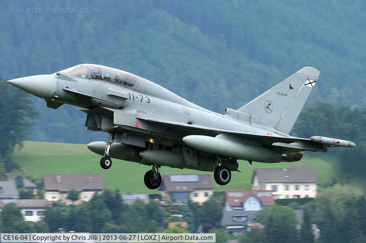 CE16-04, 2004 Eurofighter EF-2000 Typhoon T C/N 035/ST004, Spanish Air Force