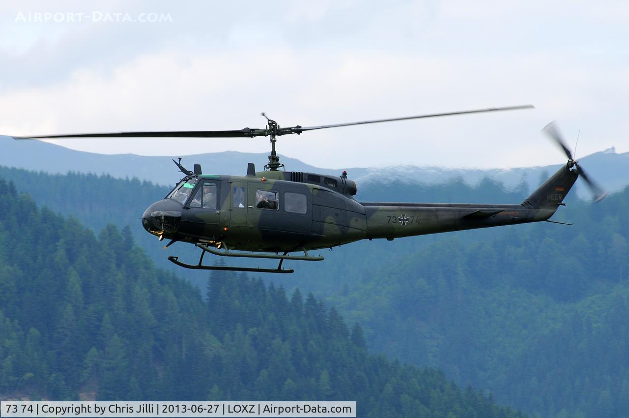 73 74, Bell (Dornier) UH-1D Iroquois (205) C/N 8494, German Forces - Bundeswehr