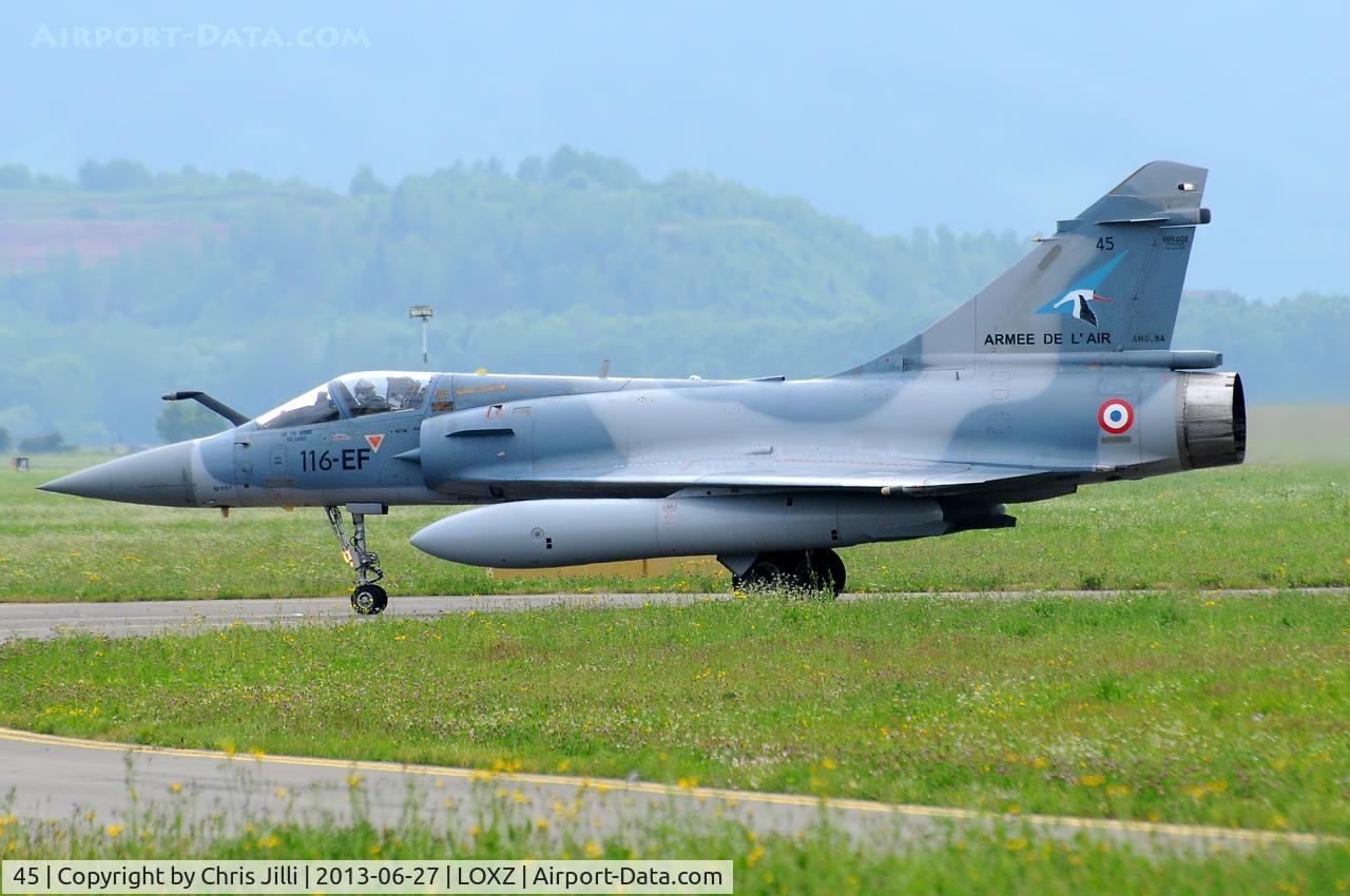 45, Dassault Mirage 2000-5F C/N 211, Armee de l'Air - French Air Force