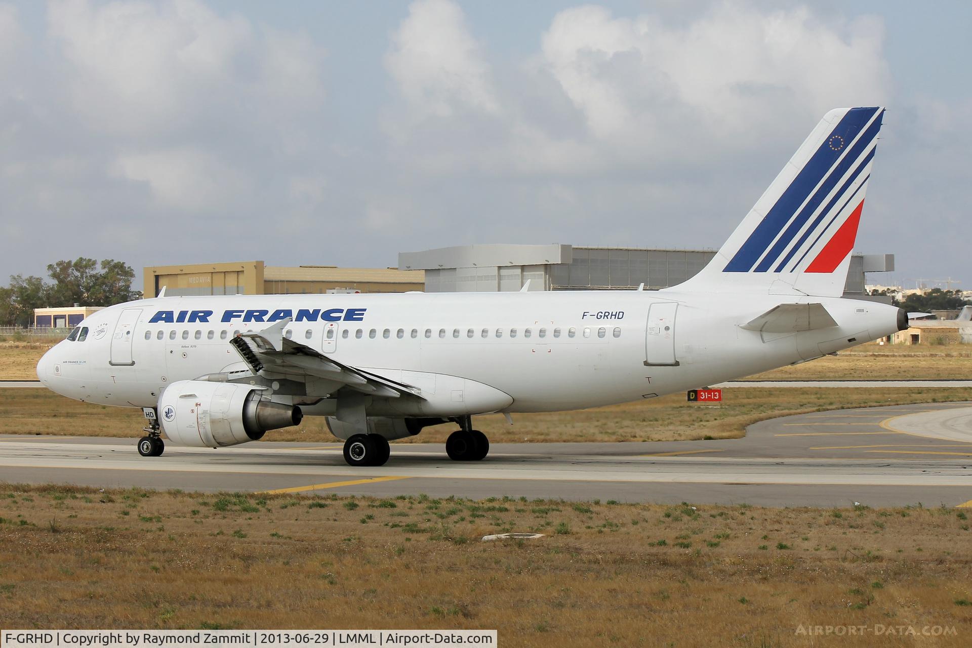 F-GRHD, 1999 Airbus A319-111 C/N 1000, A319 F-GRHD Air France.