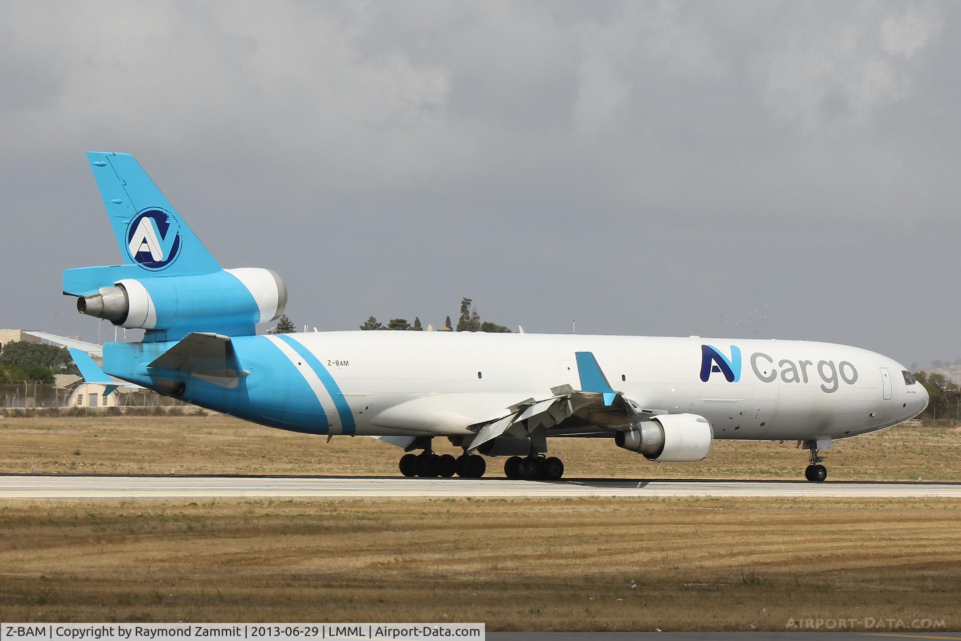 Z-BAM, 1996 McDonnell Douglas MD-11F C/N 48746, MD11 Z-BAM  AV Cargo.