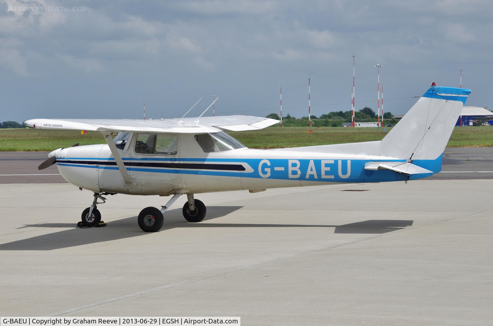 G-BAEU, 1972 Reims F150L C/N 0873, Parked at Norwich.