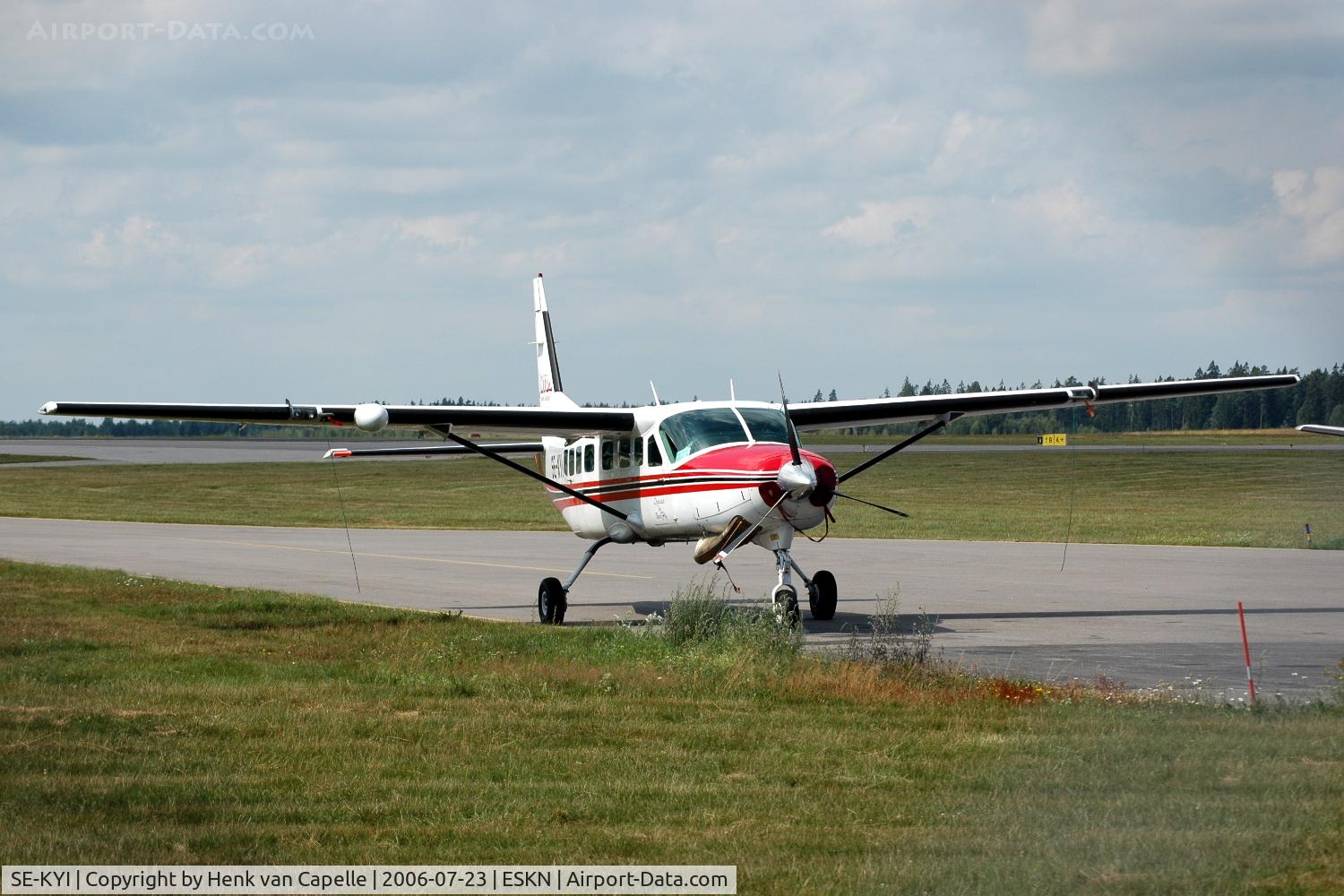 SE-KYI, 1997 Cessna 208B Grand Caravan C/N 208B0629, Cessna 208B operated by Nord Flyg parked at Nyköping Skavsta airport, Sweden.