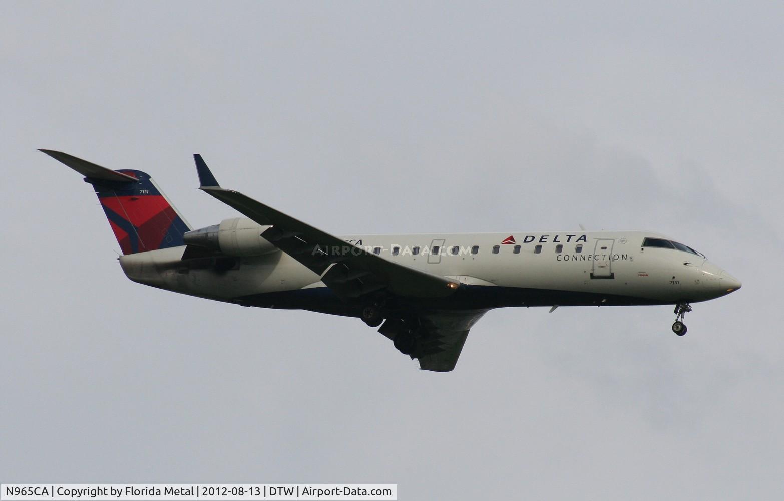 N965CA, 1996 Canadair CRJ-100ER (CL-600-2B19) C/N 7131, Comair CRJ-100