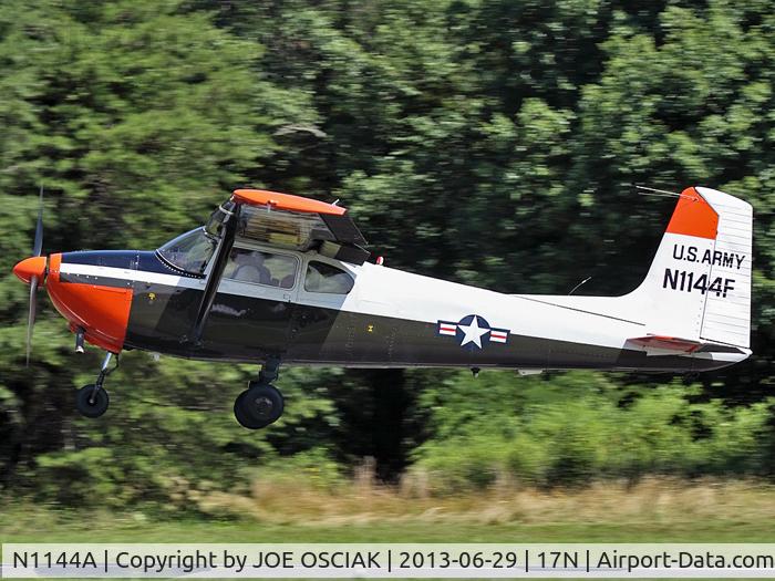 N1144A, 1951 Piper PA-18A Super Cub C/N 18-737, At Cross Keys