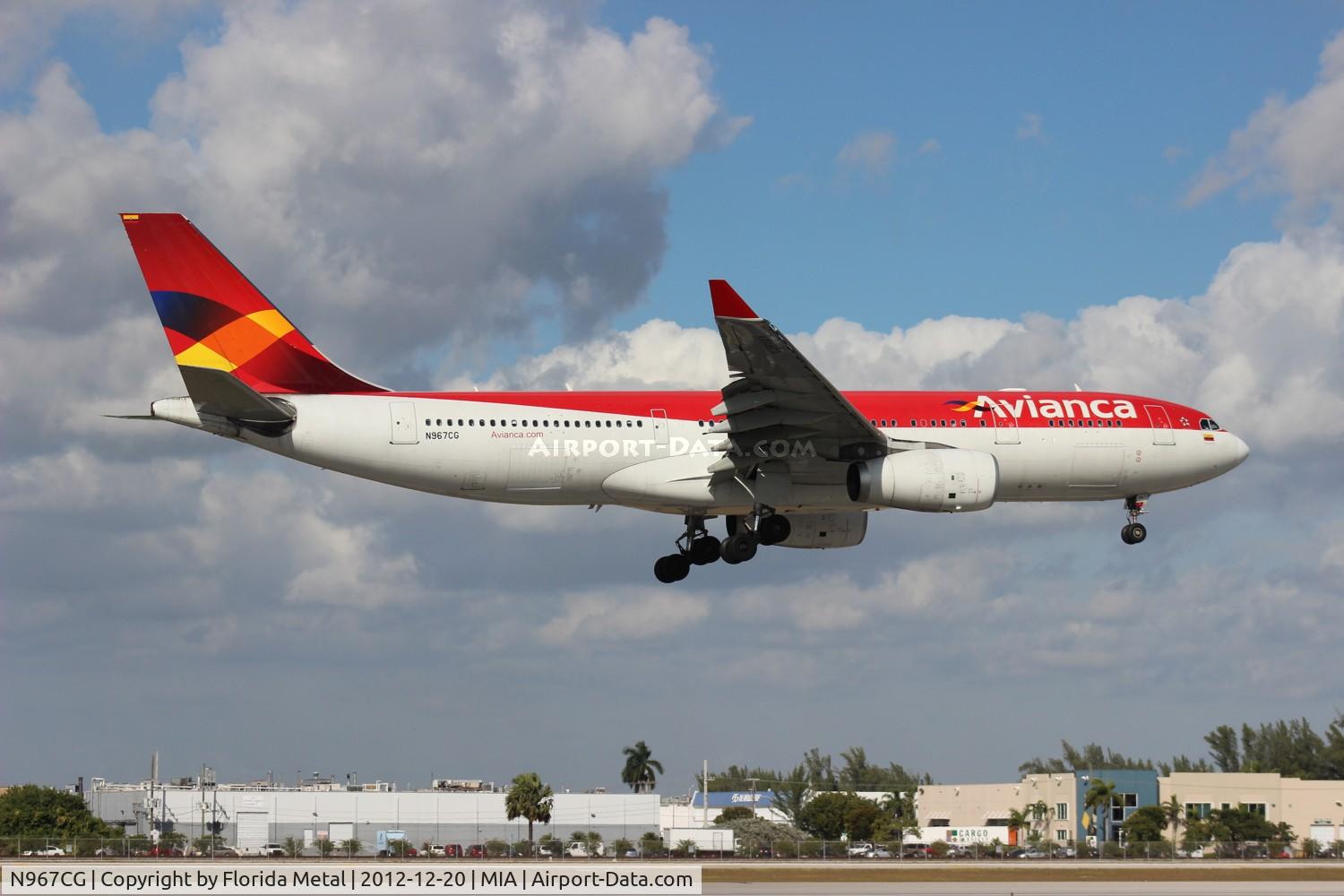 N967CG, 2008 Airbus A330-243 C/N 0967, Avianca A330-200