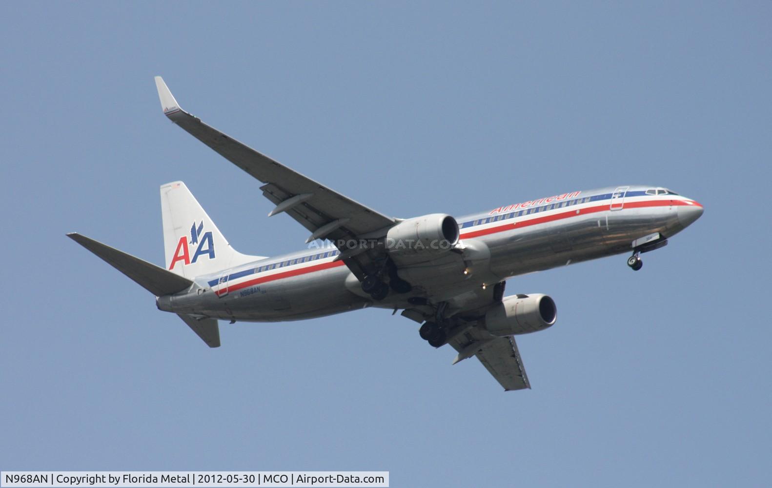 N968AN, 2001 Boeing 737-823 C/N 30095, American 737-800
