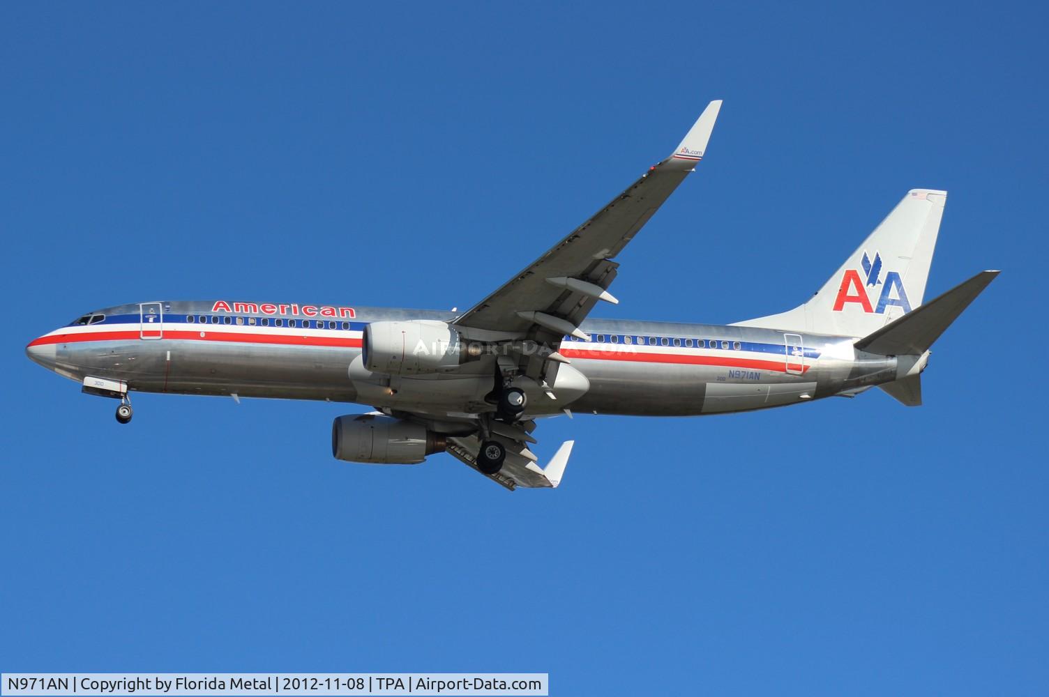 N971AN, 2001 Boeing 737-823 C/N 29547, American 737-800