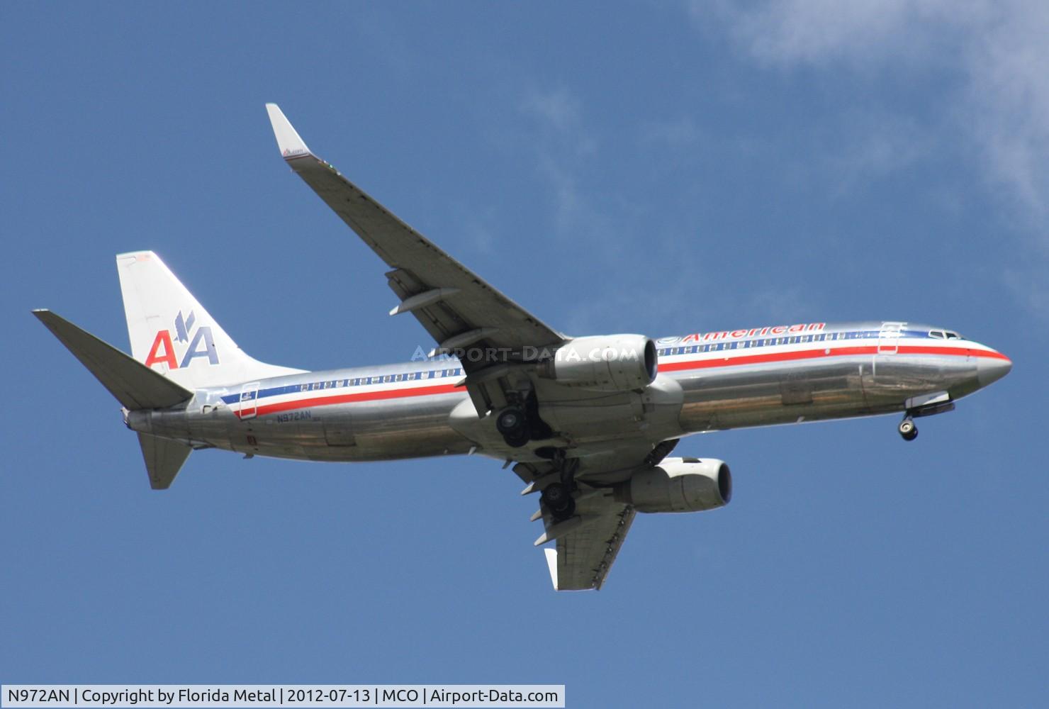 N972AN, 2001 Boeing 737-823 C/N 30097, American 737-800
