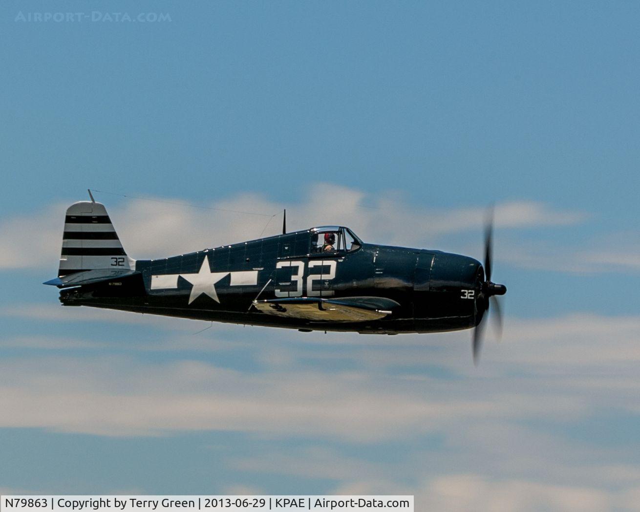 N79863, 1945 Grumman F6F-5 Hellcat C/N A-11008, Flying Heritage Collection Pacific Legends Fly Day