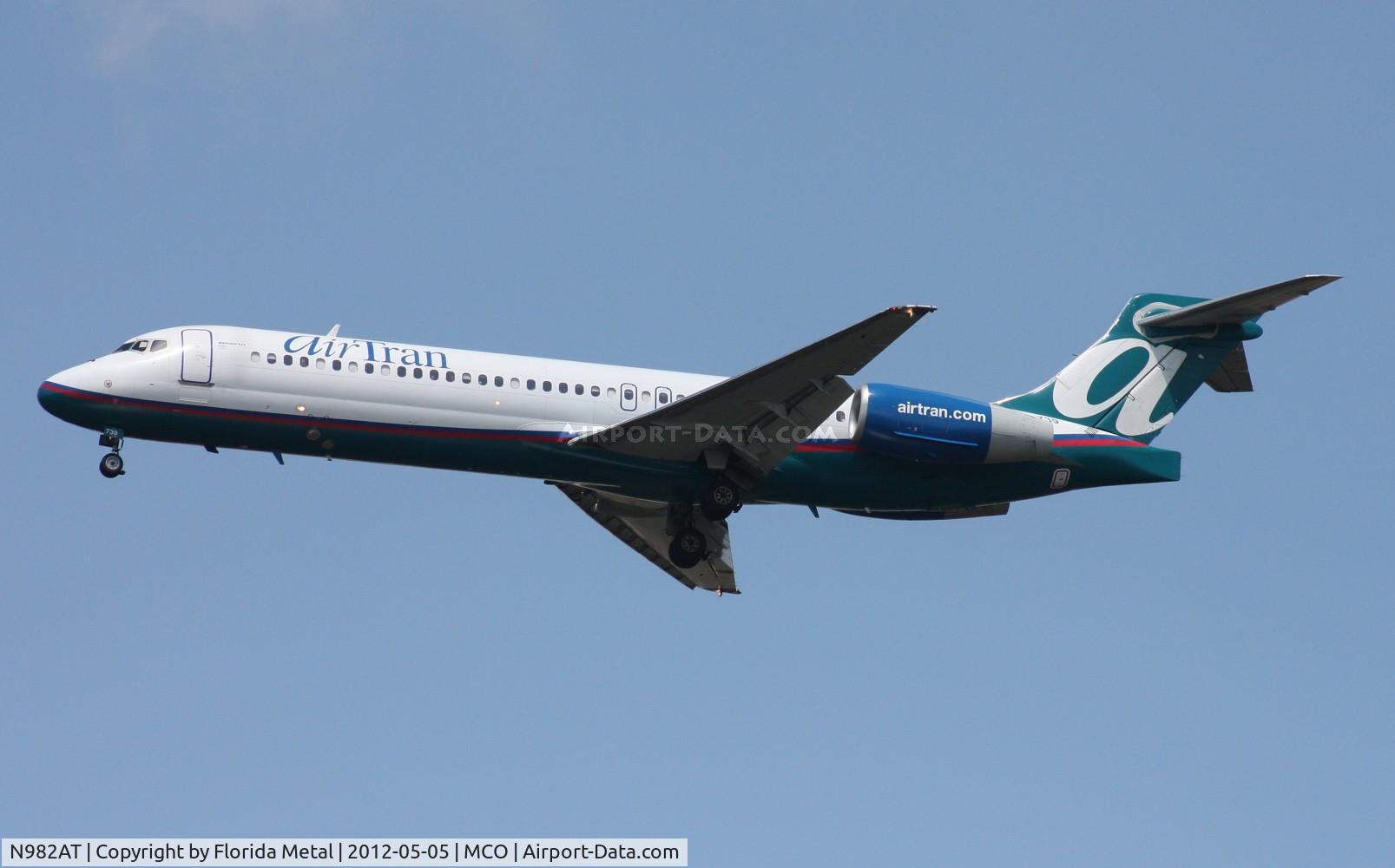 N982AT, 2002 Boeing 717-200 C/N 55041, Air Tran 717