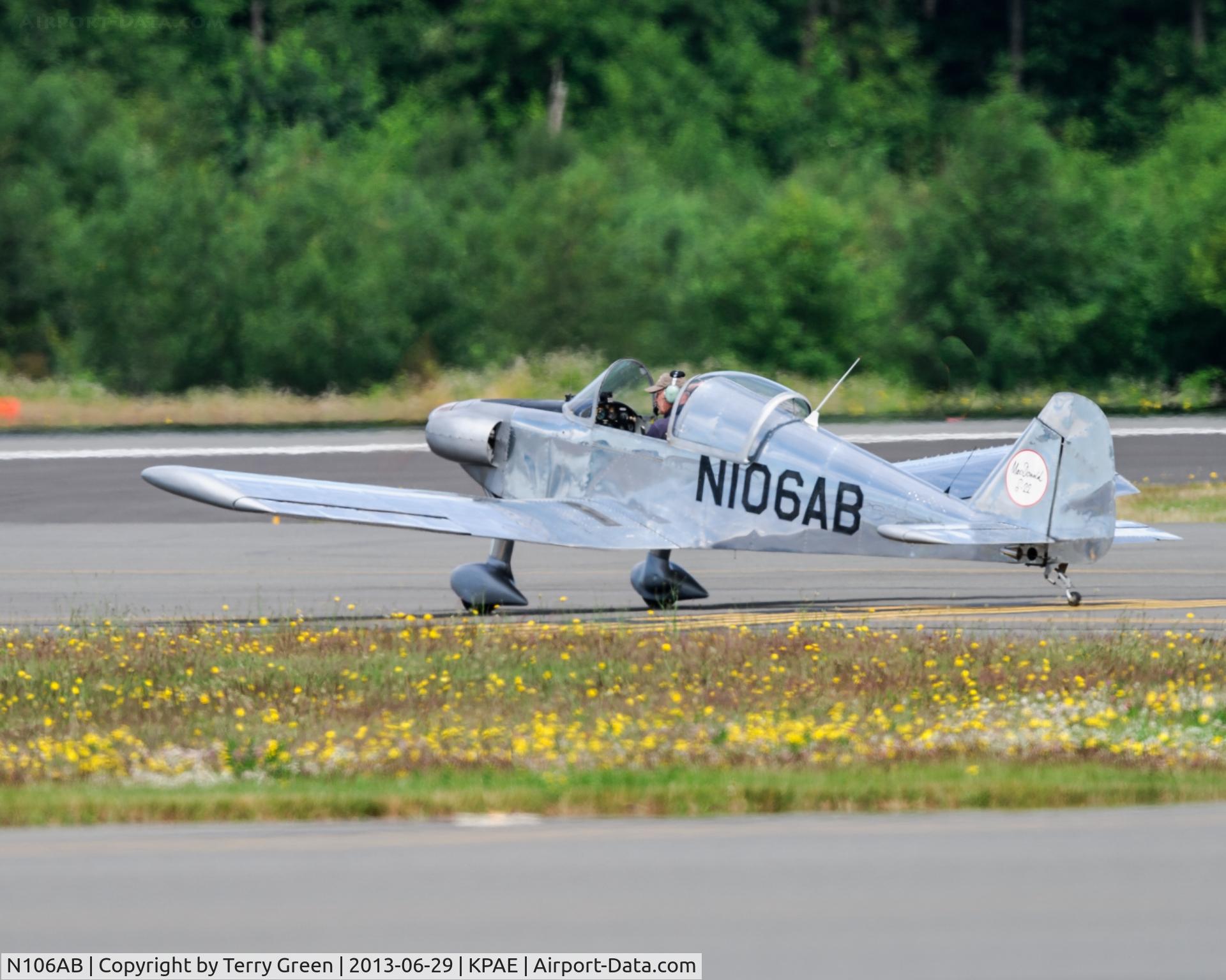 N106AB, 1972 MacDonald S-20 C/N 1, 34R @ KPAE