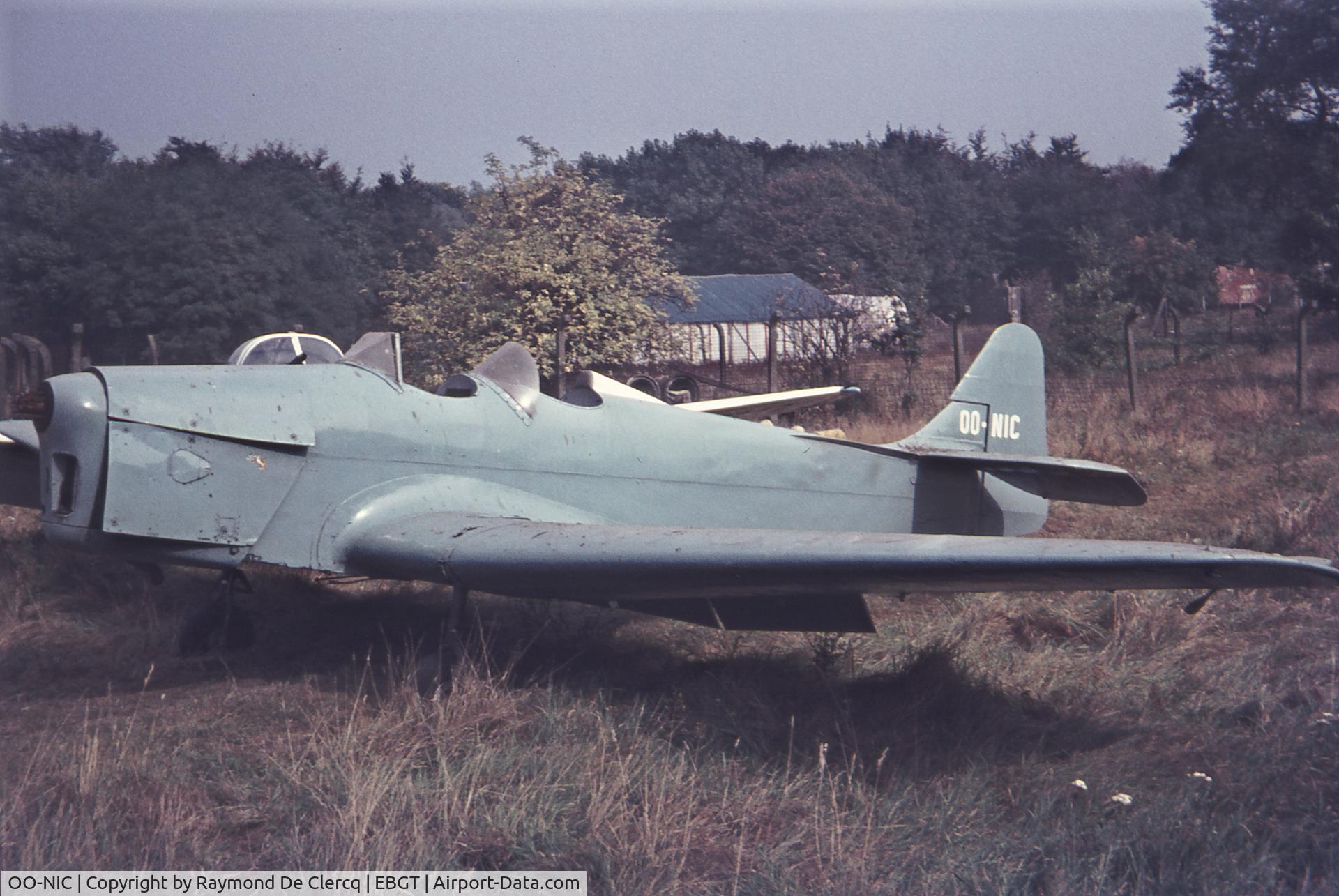 OO-NIC, Miles M14A Hawk Trainer 3 C/N 1992, Gent  1970