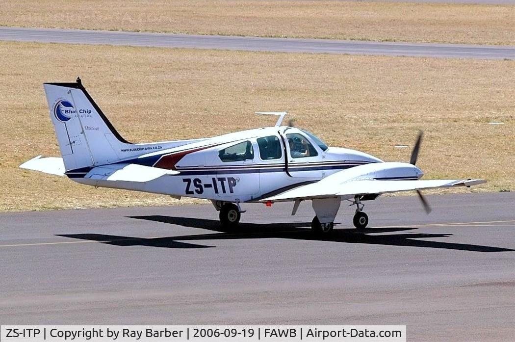 ZS-ITP, Beech 95-B55 Baron C/N TC-1511, Beech 95-B55 Baron [TC-1511] (Blue Chip Aviation) Pretoria-Wonderboom~ZS 19/09/2006