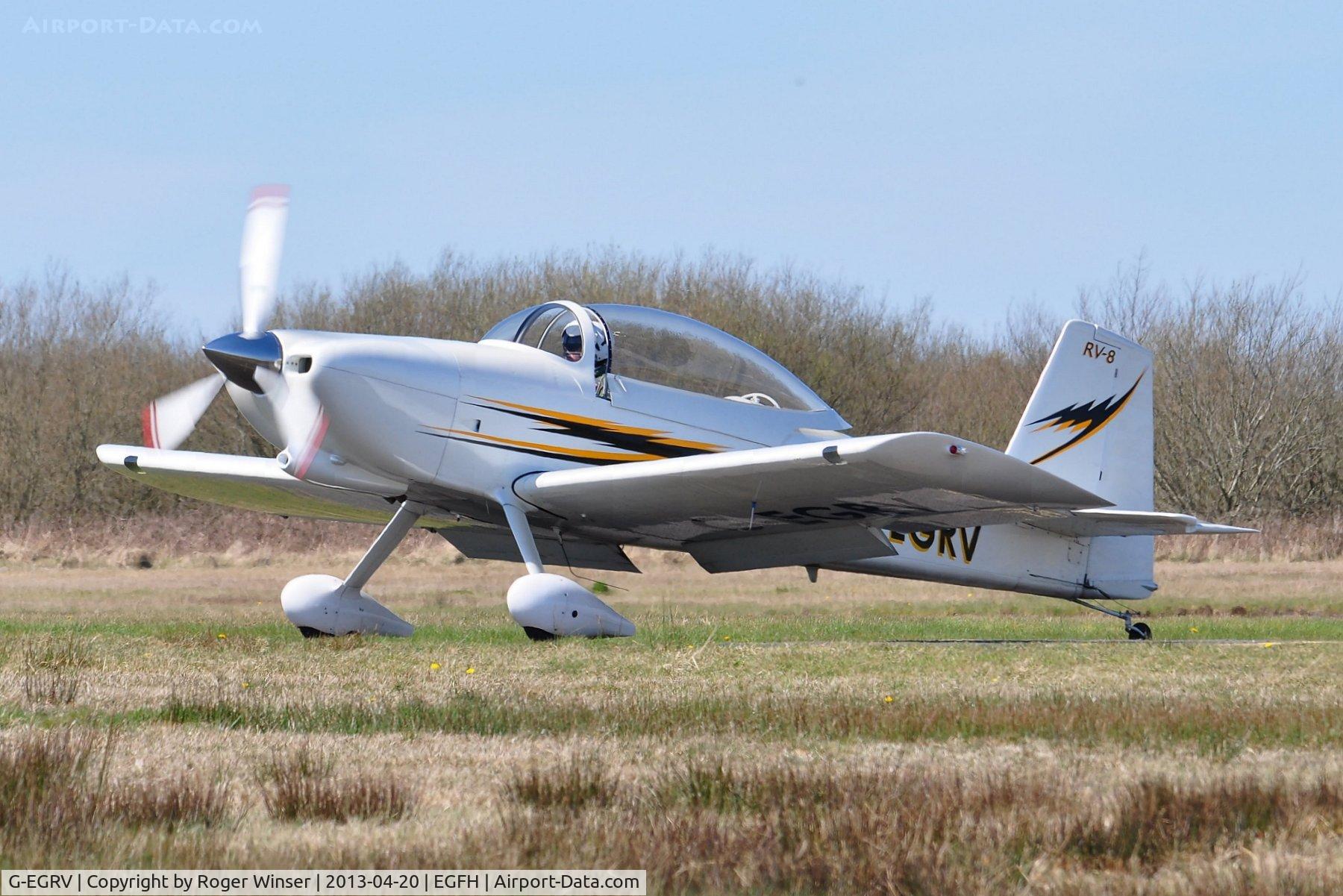 G-EGRV, 2007 Vans RV-8 C/N PFA 303-13639, Resident RV-8.