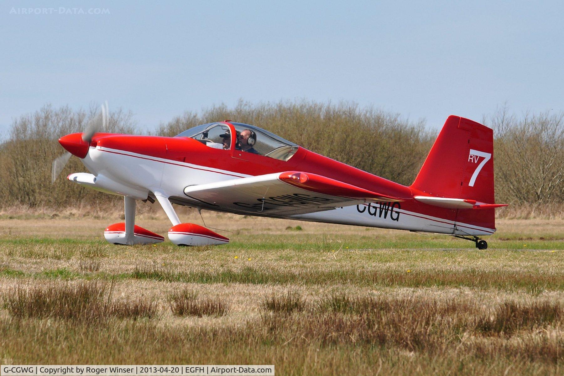G-CGWG, 2011 Vans RV-7 C/N PFA 323-14486, Resident Vans RV-7.