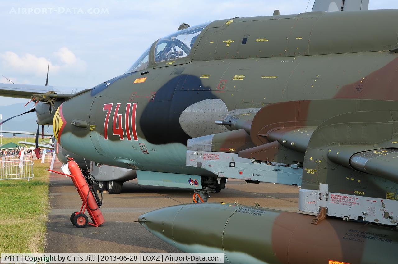 7411, Sukhoi Su-22M-4 C/N 27411, Polish Air Force