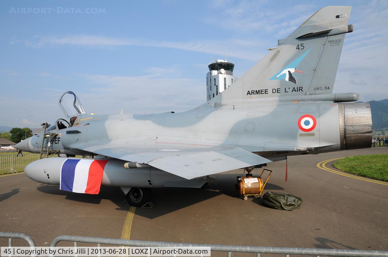 45, Dassault Mirage 2000-5F C/N 211, Armee de l'Air - France - Air Force