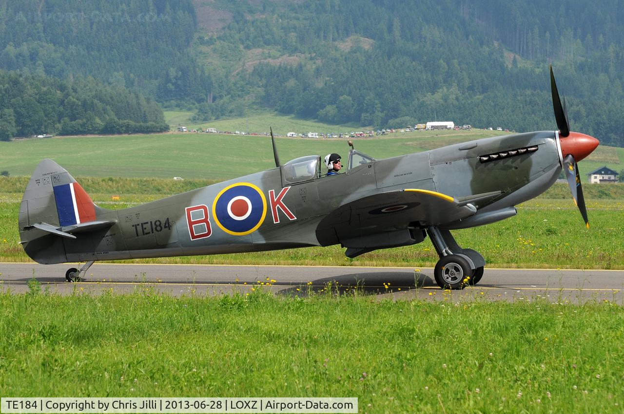 TE184, 1945 Supermarine 361 Spitfire LF.XVIe C/N CBAF.IX.4394, Supermarine Spitfire