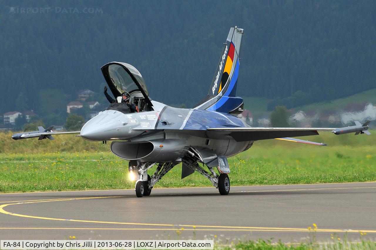 FA-84, 1980 SABCA F-16AM Fighting Falcon C/N 6H-84, Belgian Air Force