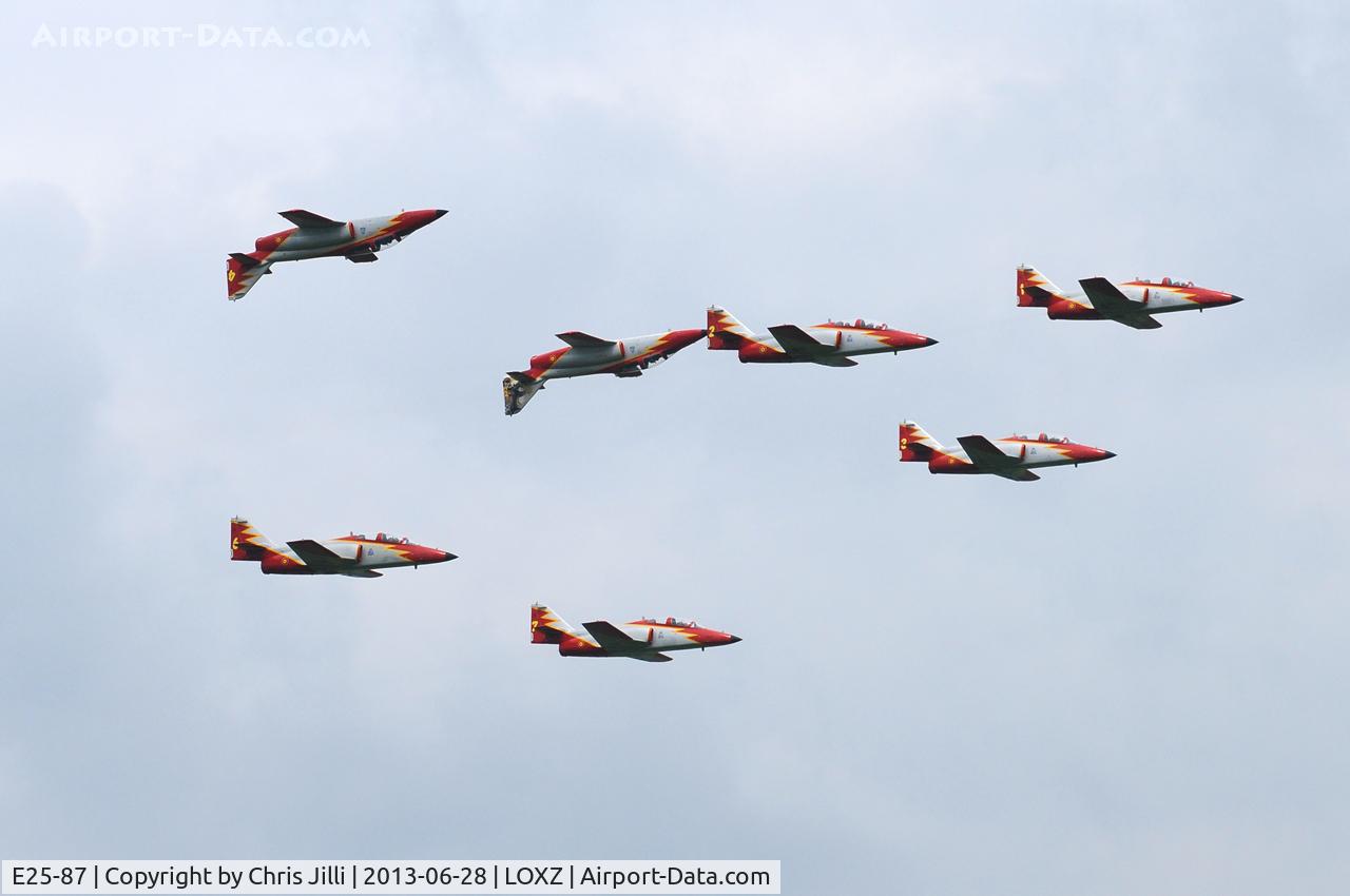 E25-87, CASA C-101EB Aviojet C/N EB01-87-101, Patrulla Aguila