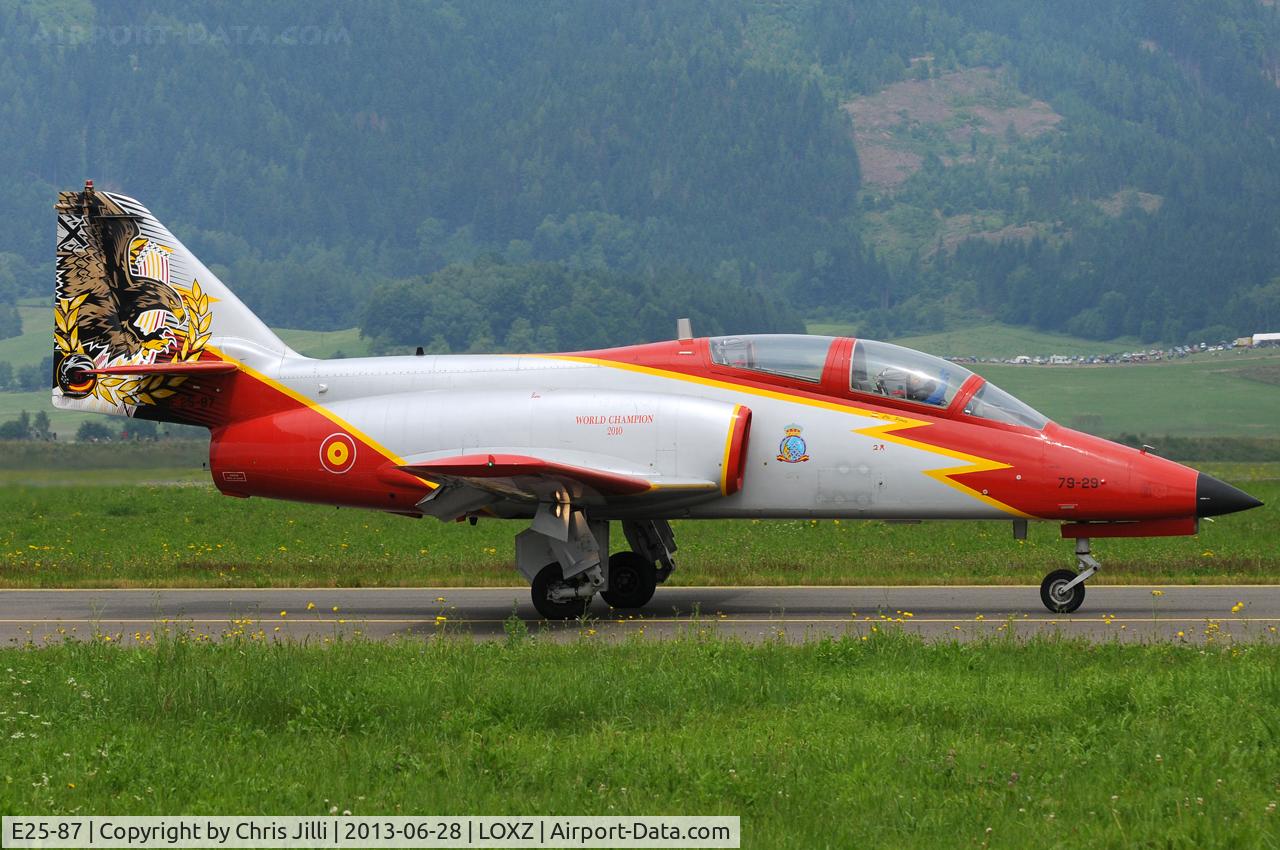 E25-87, CASA C-101EB Aviojet C/N EB01-87-101, Patrulla Aguila