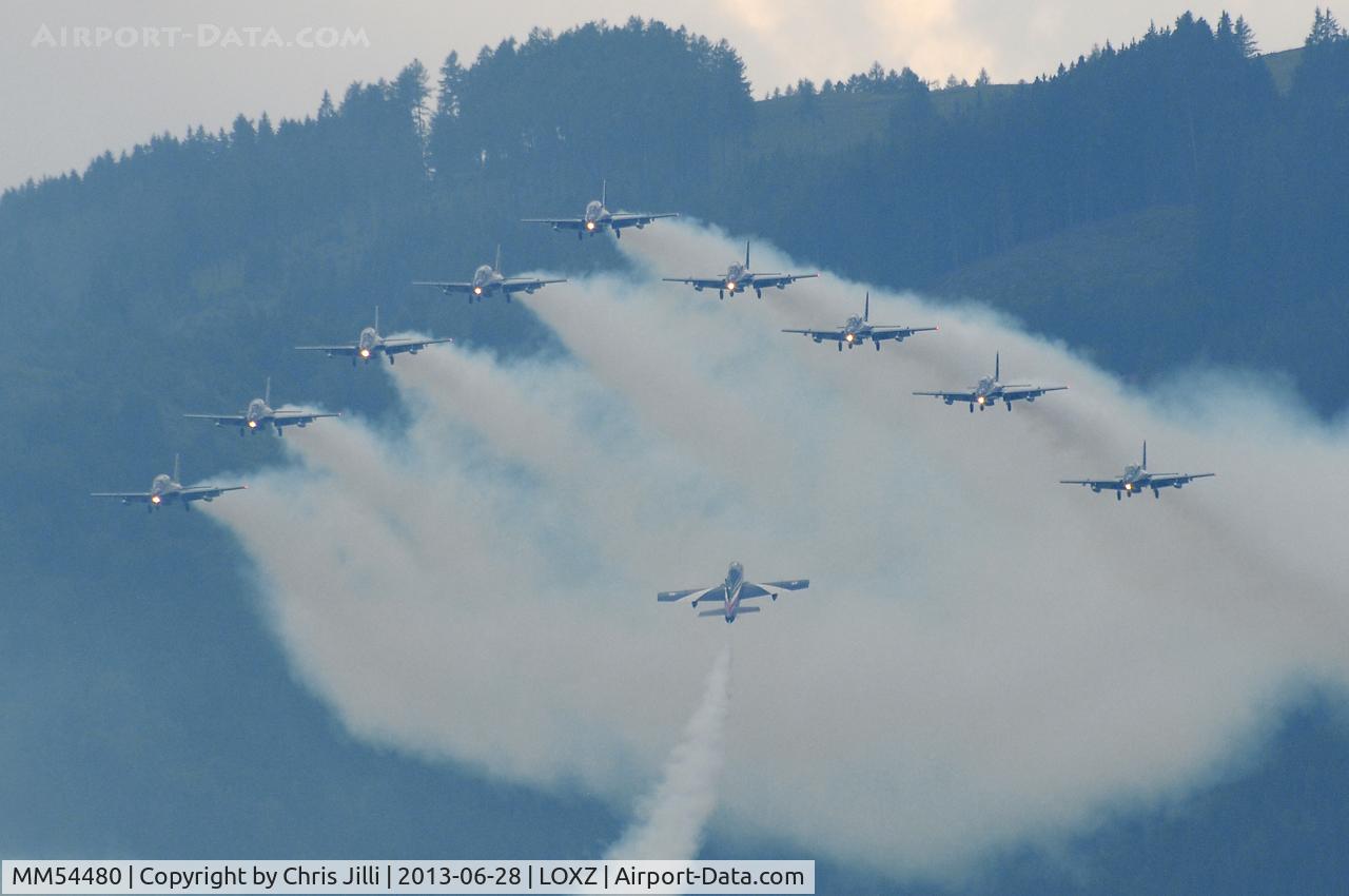 MM54480, Aermacchi MB-339PAN C/N 6675/070/AD009, Frecce Tricolori