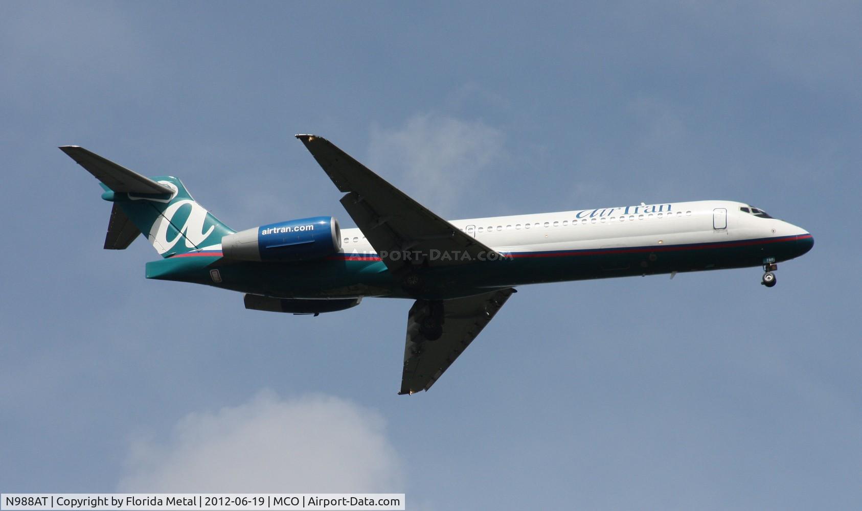 N988AT, 2001 Boeing 717-200 C/N 55068, Air Tran 717