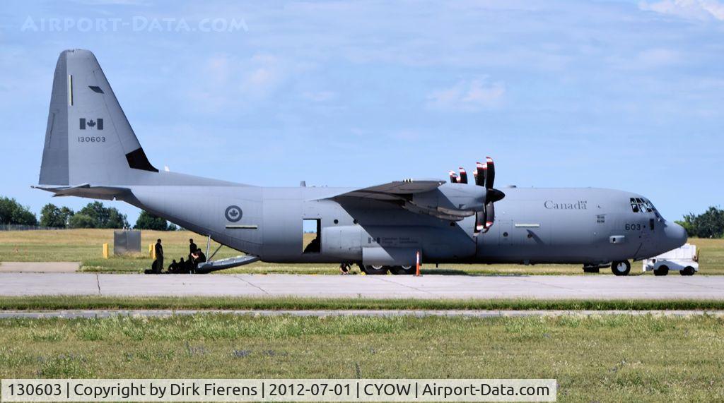 130603, 2010 Lockheed Martin CC-130J-30 Hercules C/N 382-5635, Park of the Canada Day activities with the para drop over Parliament bldg.