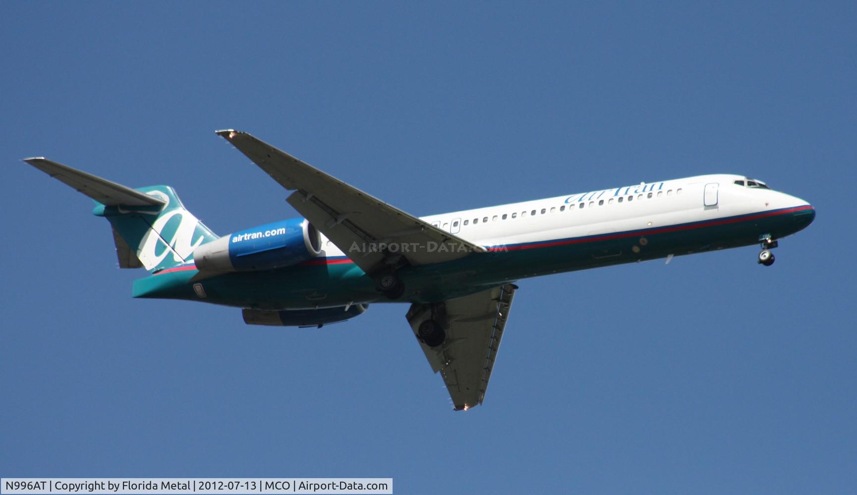 N996AT, 2002 Boeing 717-200 C/N 55140, Air Tran 717