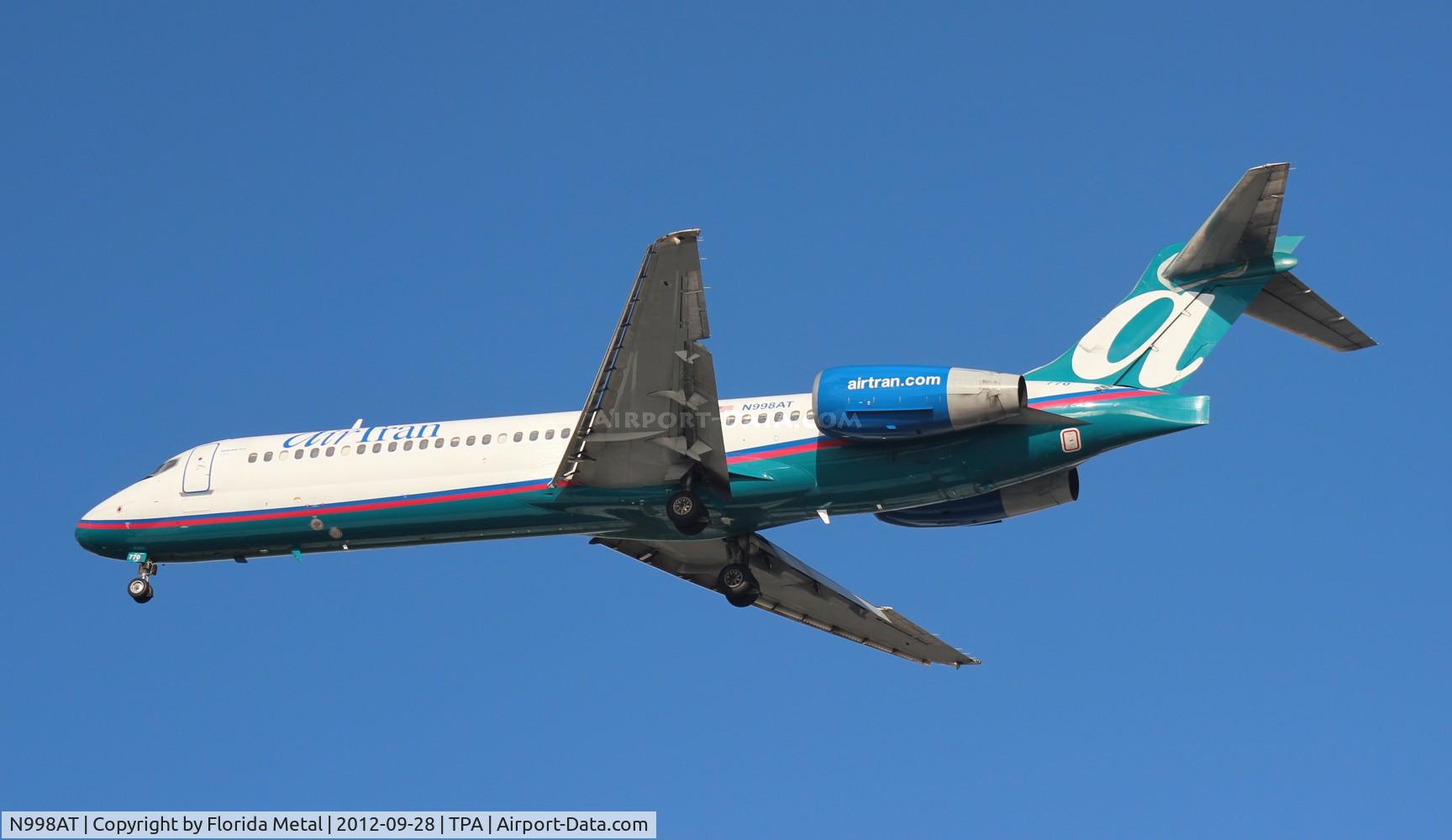 N998AT, 2002 Boeing 717-200 C/N 55142, Air Tran 717